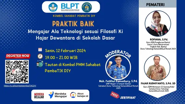 Webinar Mengajar Ala Teknologi sesuai Filosofi Ki Hajar Dewantara di Sekolah Dasar