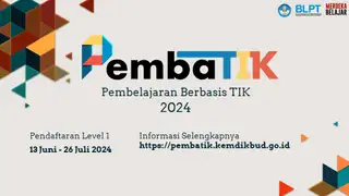 Pendaftaran PembaTIK 2024 Telah Dibuka!

