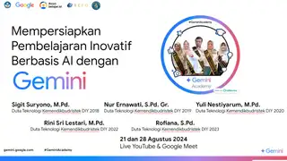 Mempersiapkan Pembelajaran Inovatif Berbasis AI Dengan Gemini - Duta Teknologi
